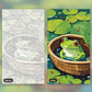 Frog Taking a Bath paint by numbers kit, before and after