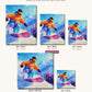 Frozen Frenzy canvas sizes from 12 x 12 to 23.5 x 23.5 inches