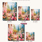 Garden Serenade canvas sizes from 12 x 12 to 23.5 x 23.5 inches