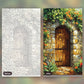The Verdant Home paint by numbers kit, before and after