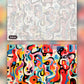 Geometry in Motion paint by numbers kit, before and after