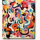 Geometry in Motion paint by numbers kit on stretched canvas