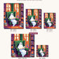Ghost Reading Corner canvas sizes from 12 x 12 to 23.5 x 23.5 inches