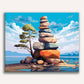 The Balanced Boulder - Premium Art Collection