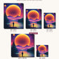 Glowing Sun canvas sizes from 12 x 12 to 23.5 x 23.5 inches