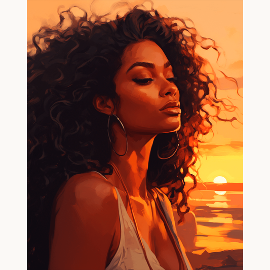 Golden Hour Serenity - Premium Art Collection