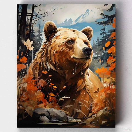 Golden Sentinel Painting by Numbers Premium Kit