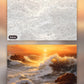 Golden Waves at Dusk paint by numbers kit, before and after
