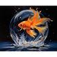 Goldfish Bowl Premium Collection Canvas Art Kit