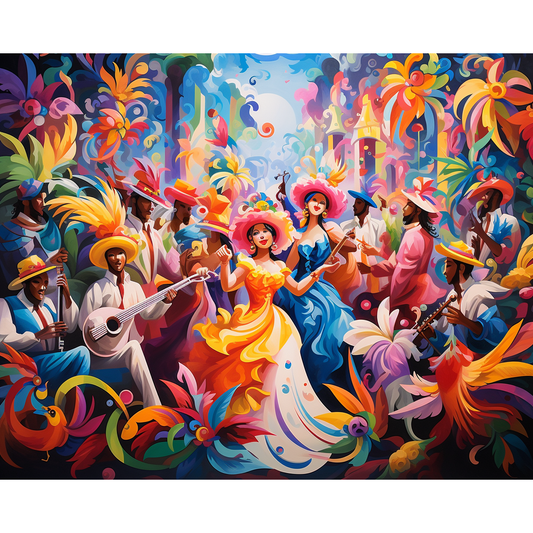 Gouache Jubilee Painting by Numbers Premium Kit