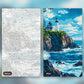 Guiding Light Vista paint by numbers kit, before and after