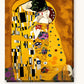 Gustav Klimt The Kiss paint by numbers kit on stretched canvas
