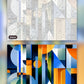 Harmonic Geometry paint by numbers kit, before and after