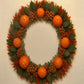 Harvest Wreath paint by numbers kit, autumn wreath on cream background