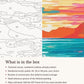 Close-up of the Hawaiian Beach Sunset with Hibiscus canvas texture and printed numbers
