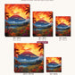 Hawaii's Lava Giant canvas sizes from 12 x 12 to 23.5 x 23.5 inches