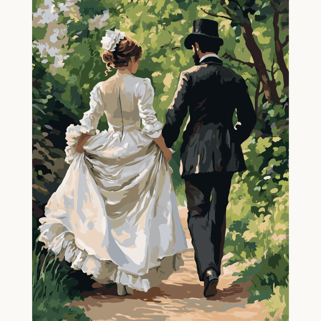 Tranquil Walk Painting by Numbers Premium Kit