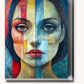 Her Spirit Unveiled paint by numbers kit on stretched canvas