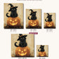 Hocus Pocus Kitty canvas sizes from 12 x 12 to 23.5 x 23.5 inches