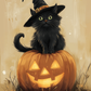 Hocus Pocus Kitty Painting by Numbers Kit