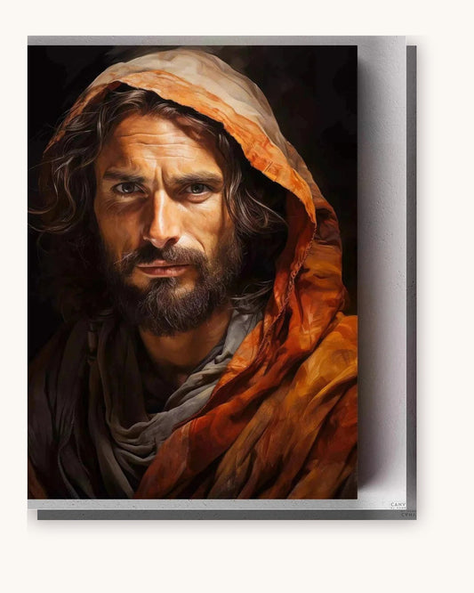 Holy Protector paint by numbers kit on stretched canvas