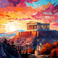 The Parthenon of Athens Art Painting Kit