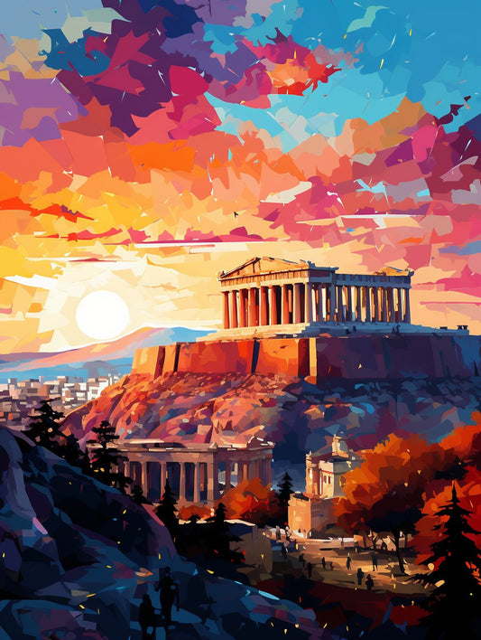 The Parthenon of Athens Art Painting Kit