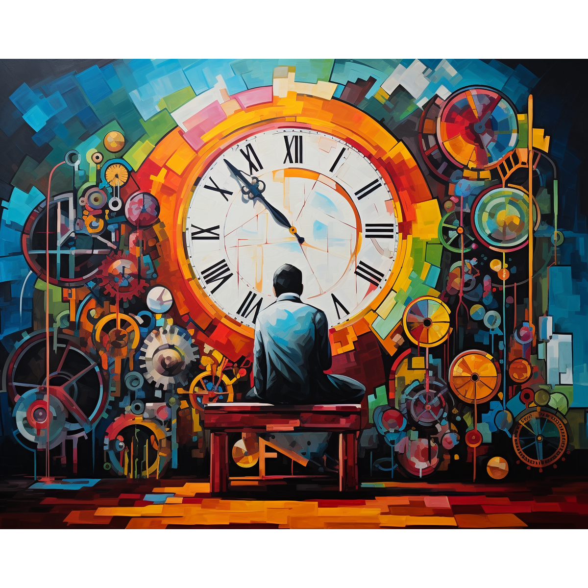 Industrial Chaos Painting by Numbers Kit