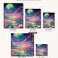 Interstellar Sea canvas sizes from 12 x 12 to 23.5 x 23.5 inches