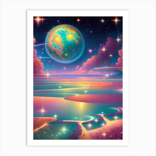 Interstellar Sea Painting by Numbers Kit