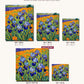 Irises after Van Gogh canvas sizes from 12 x 12 to 23.5 x 23.5 inches