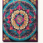Jewel Tone Lotus Mandala paint by numbers kit on stretched canvas