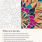 Close-up of the Jewel Tone Lotus Mandala canvas texture and printed numbers