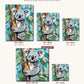 Koala Hugging a Eucalyptus Trunk canvas sizes from 12 x 12 to 23.5 x 23.5 inches