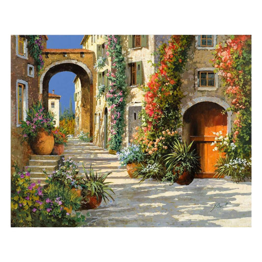 The Scarlet Door on the Ascent - Paint by Numbers