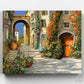 The Scarlet Door on the Ascent - Paint by Numbers