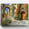 The Scarlet Door on the Ascent - Paint by Numbers