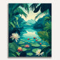 Lilies of the Lagoon - Premium Art Collection