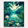 Lilies of the Lagoon - Premium Art Collection