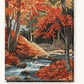 The Last Leaves paint by numbers kit on stretched canvas