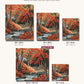 The Last Leaves canvas sizes from 12 x 12 to 23.5 x 23.5 inches