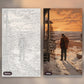 Late Winter paint by numbers kit, before and after