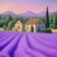 Lavender Fields at Sunset paint by numbers kit