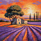 Lavender Fields at Sunset paint by numbers kit