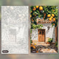 Zesty Yard paint by numbers kit, before and after