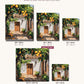 Zesty Yard canvas sizes from 12 x 12 to 23.5 x 23.5 inches