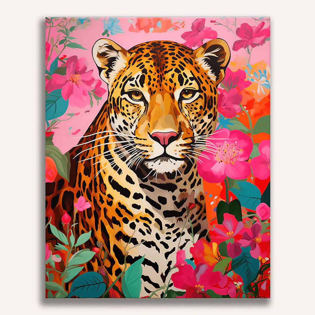 The Leopard’s Sanctuary Art Painting Kit