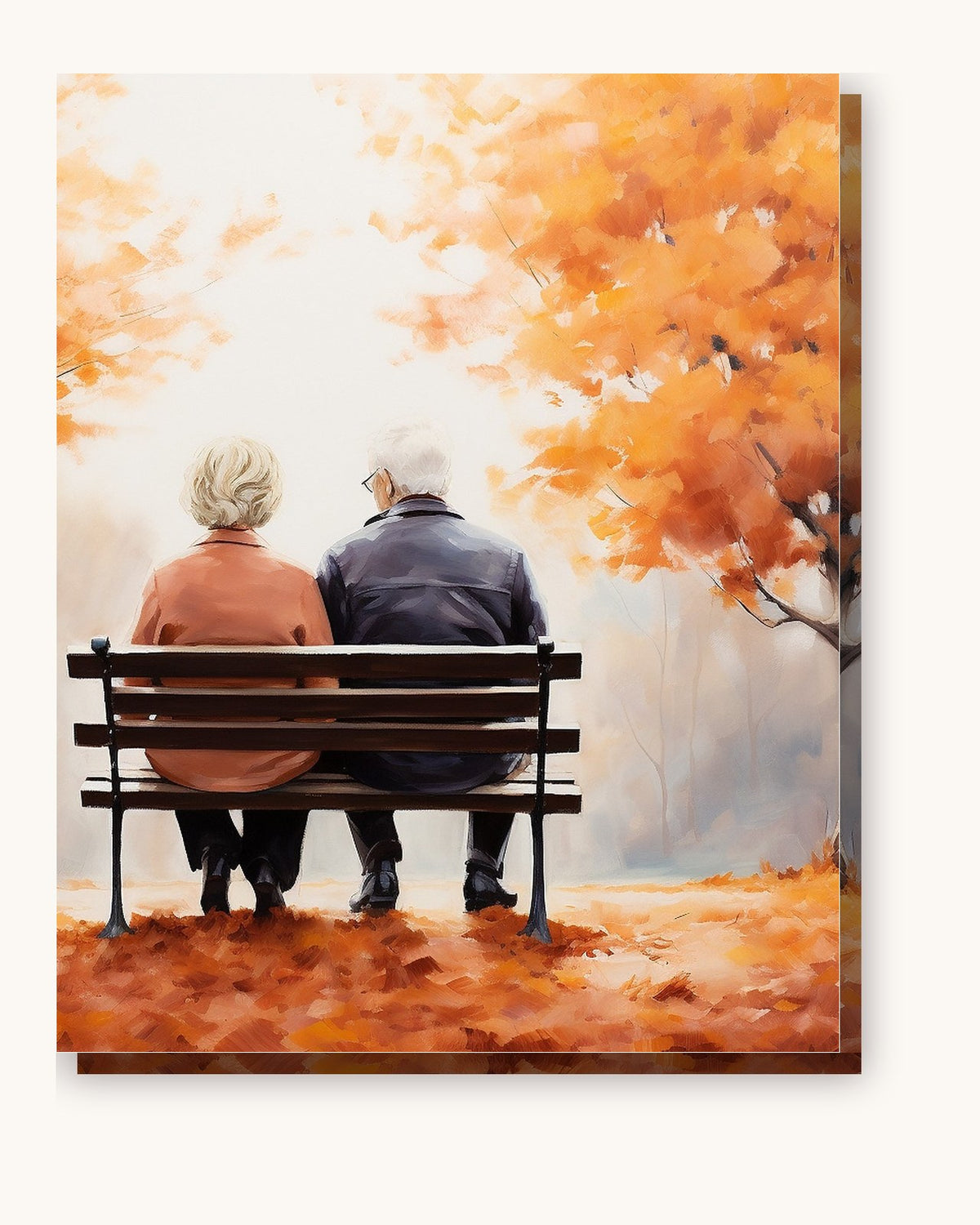 Lifelong Lovers paint by numbers kit on stretched canvas