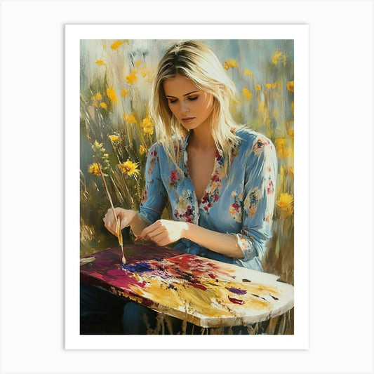 Lily the Painter Painting by Numbers Kit