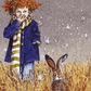 Little Girl And Rabbit - Artistry By Numbers